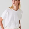 Iconic Pima Cotton Stretch Boyfriend T-Shirt