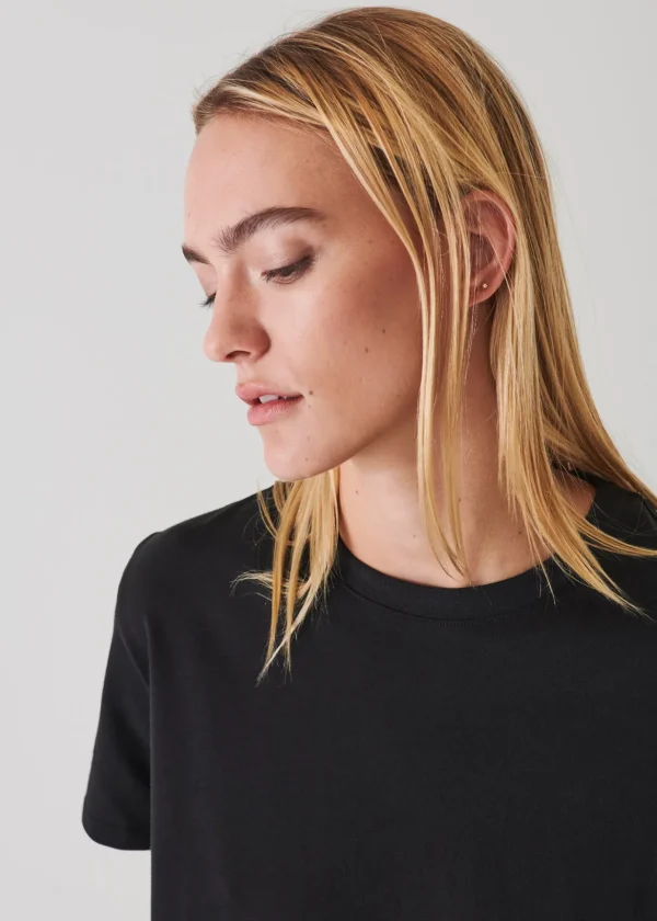 Iconic Pima Cotton Stretch Boyfriend T-Shirt