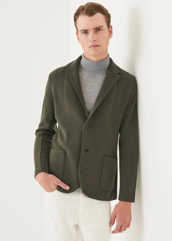 Italian Cashmere Two-Button Blazer