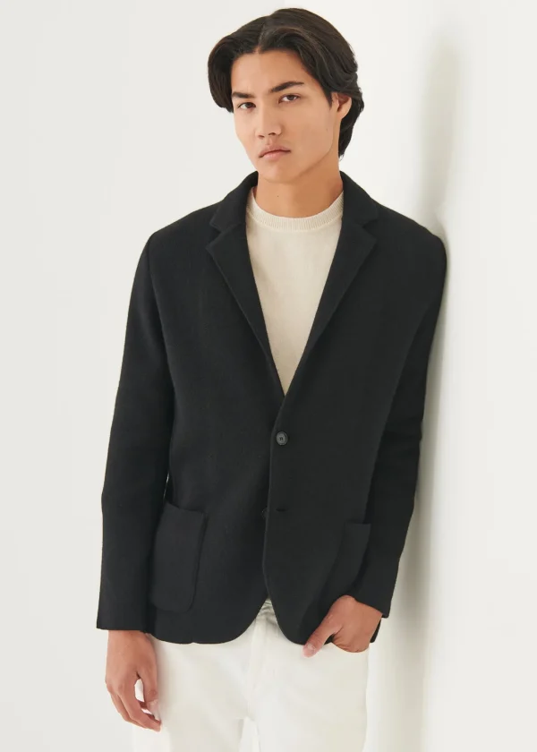 Italian Cashmere Two-Button Blazer