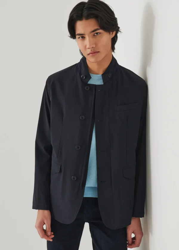 Italian Nylon Hybrid Jacket