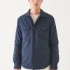 Italian Nylon Utility Shirt Jacket