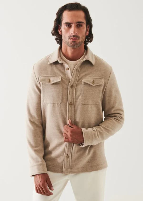 Italian Two-Pocket Shirt Jacket