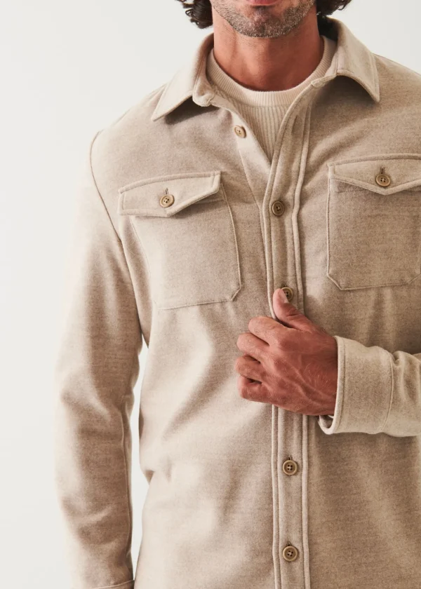 Italian Two-Pocket Shirt Jacket