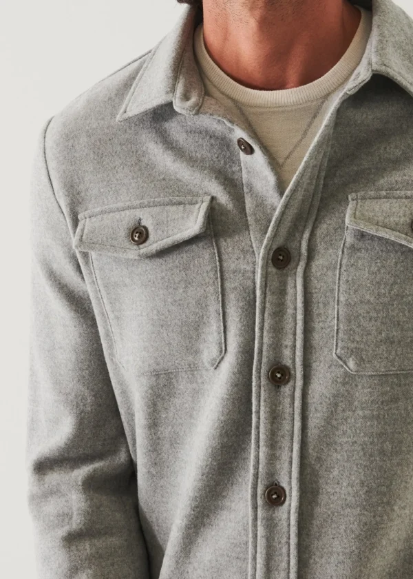 Italian Two-Pocket Shirt Jacket