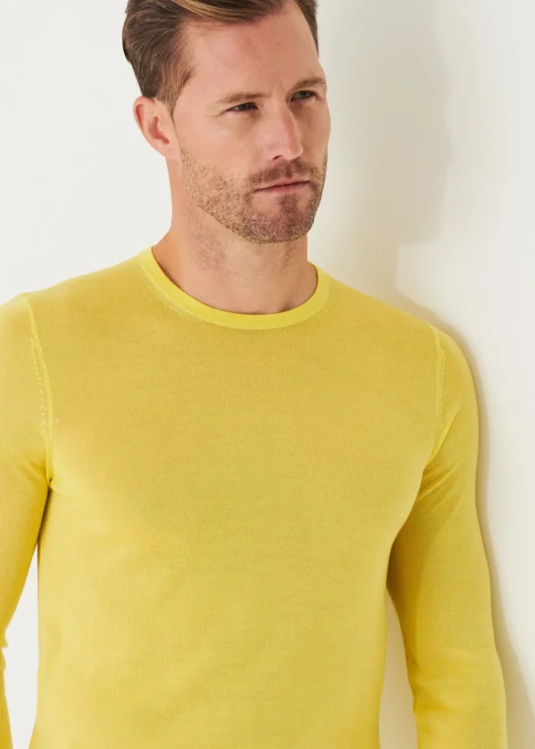 Lightweight Merino Blend Crewneck Sweater