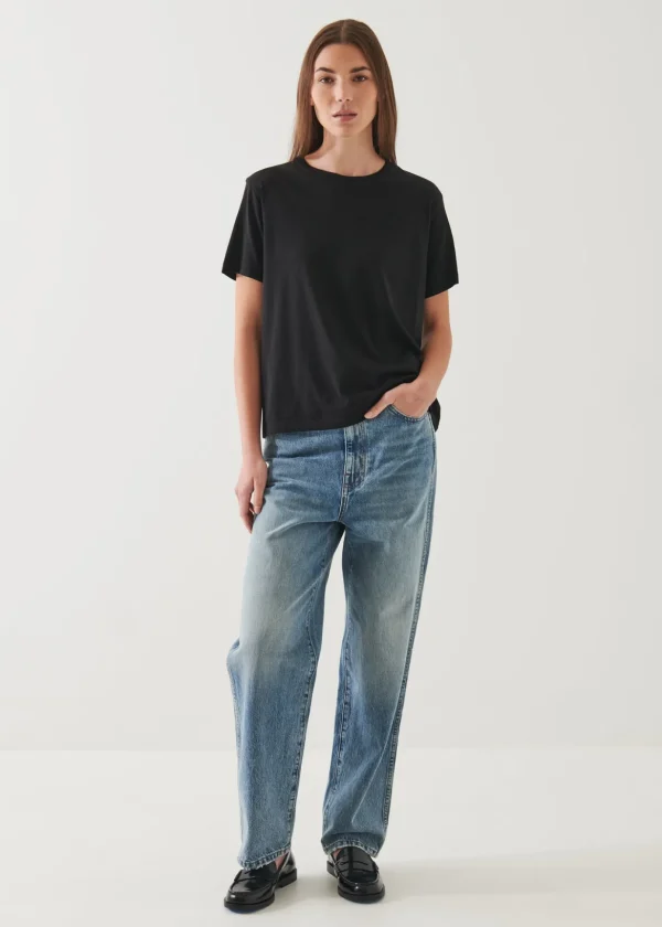 Lightweight Pima Cotton Boyfriend T-Shirt