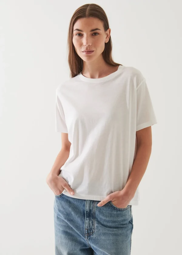 Lightweight Pima Cotton Boyfriend T-Shirt