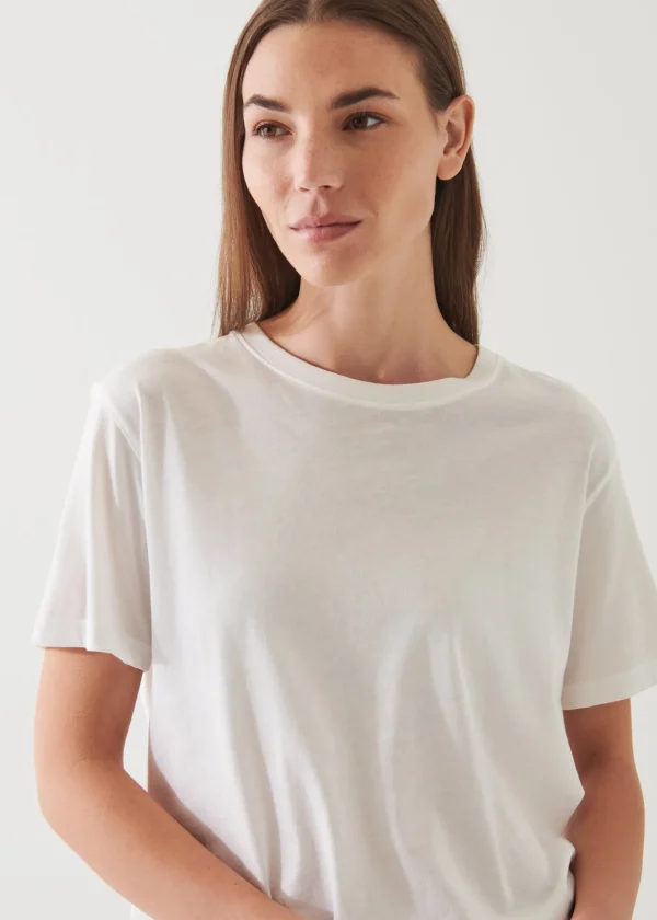 Lightweight Pima Cotton Boyfriend T-Shirt