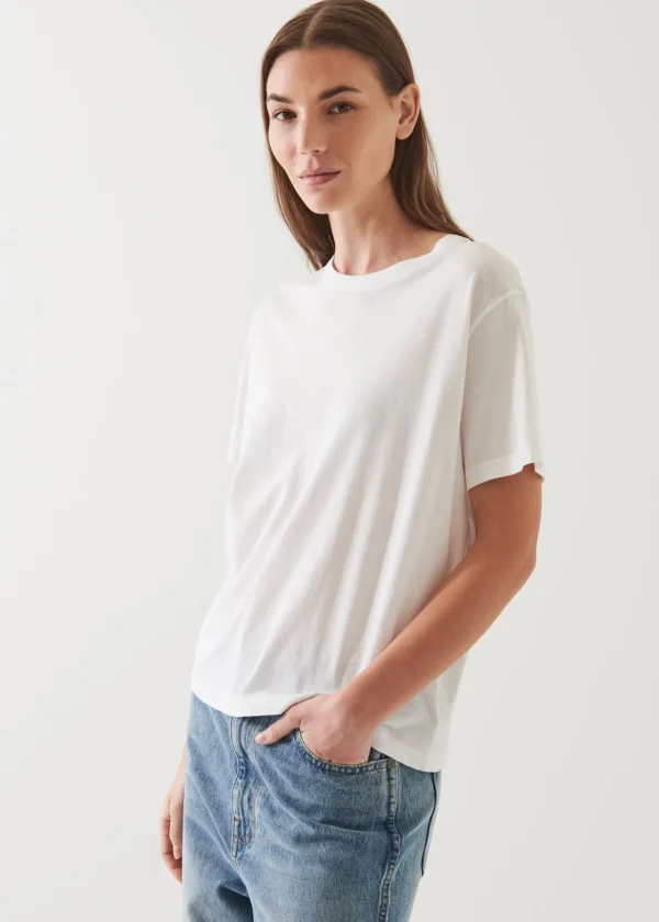 Lightweight Pima Cotton Boyfriend T-Shirt