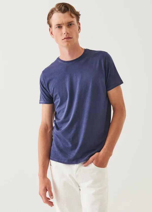 Lightweight Pima Cotton Spray Wash T-Shirt