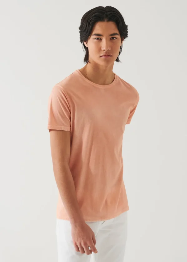 Lightweight Pima Cotton Spray Wash T-Shirt