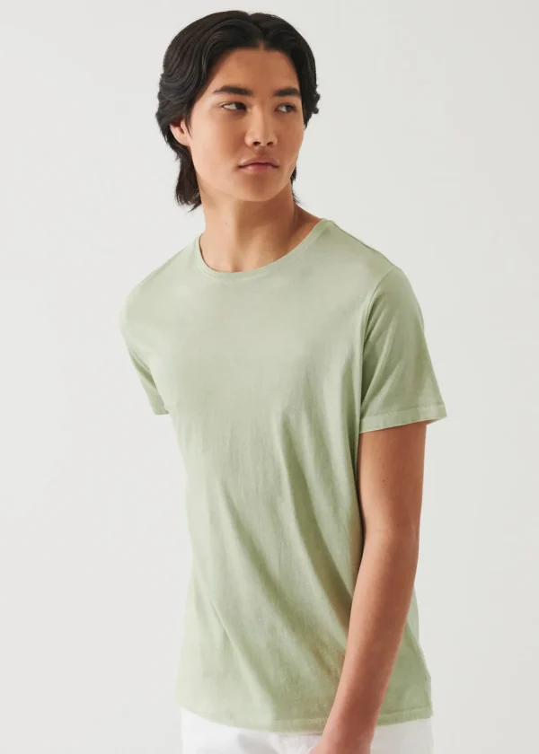 Lightweight Pima Cotton Spray Wash T-Shirt