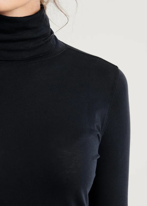 Lightweight Pima Cotton Turtleneck