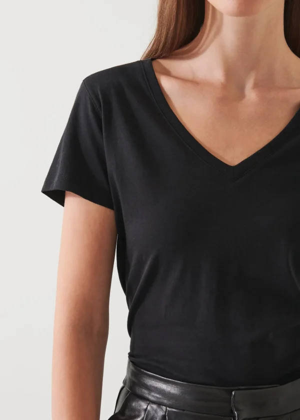 Lightweight Pima Cotton V-Neck