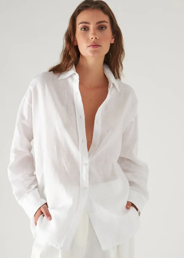 Linen Boyfriend Shirt