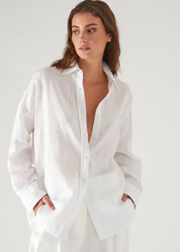 Linen Boyfriend Shirt