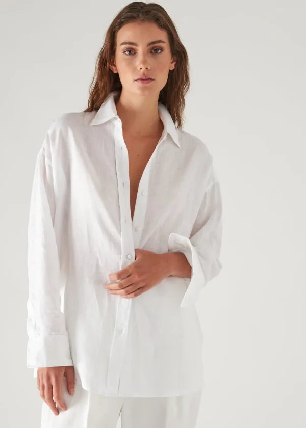 Linen Boyfriend Shirt