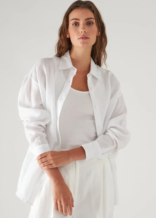 Linen Boyfriend Shirt