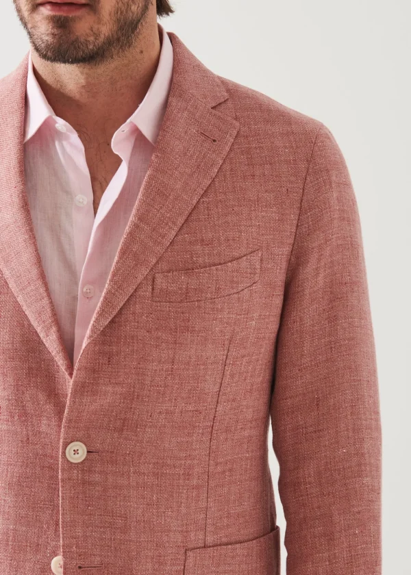 Linen Wool Blend Blazer