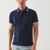 Mercerized Pima Cotton Tipped Polo