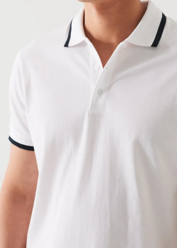 Mercerized Pima Cotton Tipped Polo