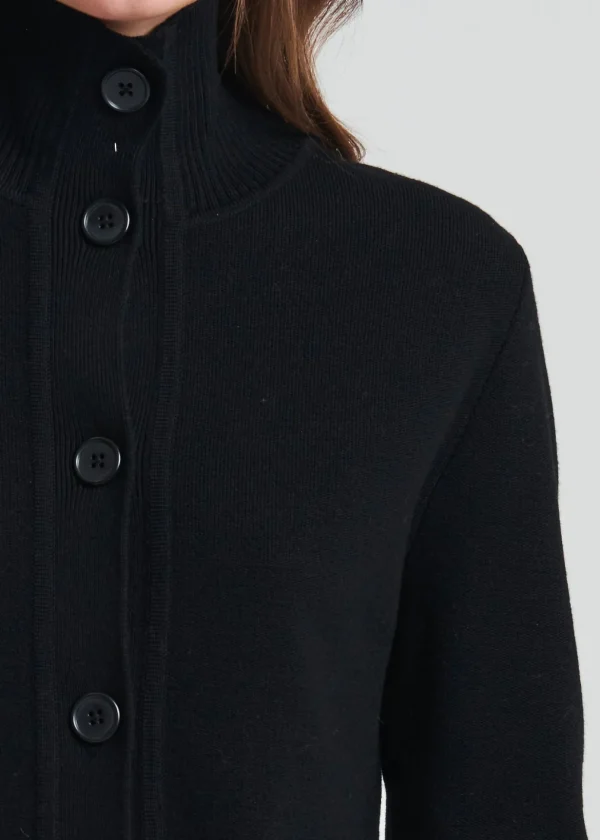 Merino Button Front Milano Jacket