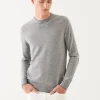 Merino Crewneck With Elbow Patches