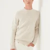 Merino Diamond Jacquard Crewneck