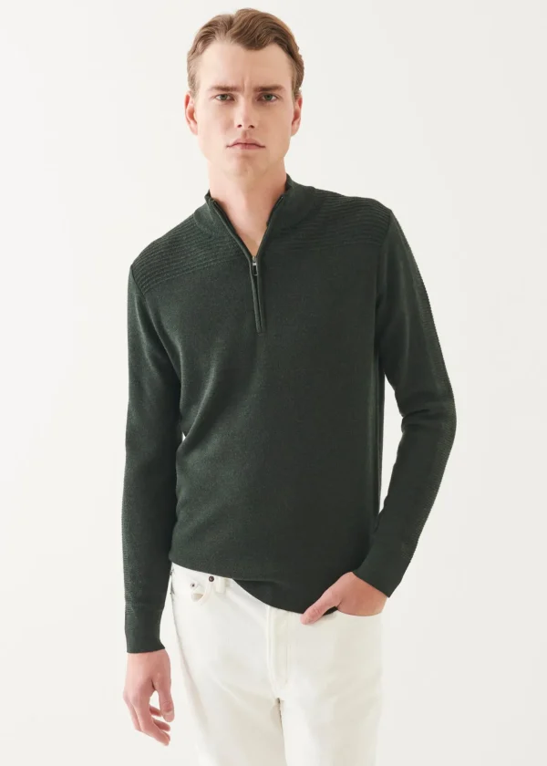 Merino Quarter Zip