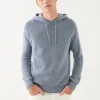 Merino Ribbed Hoodie