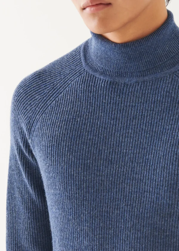 Merino Ribbed Turtleneck