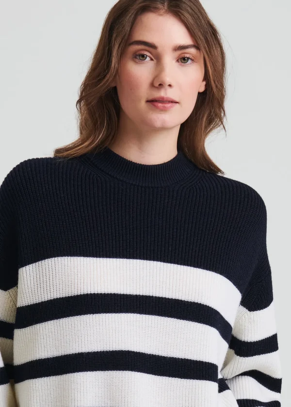 Merino Striped Crewneck