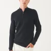 Merino Textured Quarter Zip