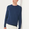 Merino Wool Ribbed Crewneck