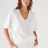 Organic Pima Cotton Oversized V-Neck