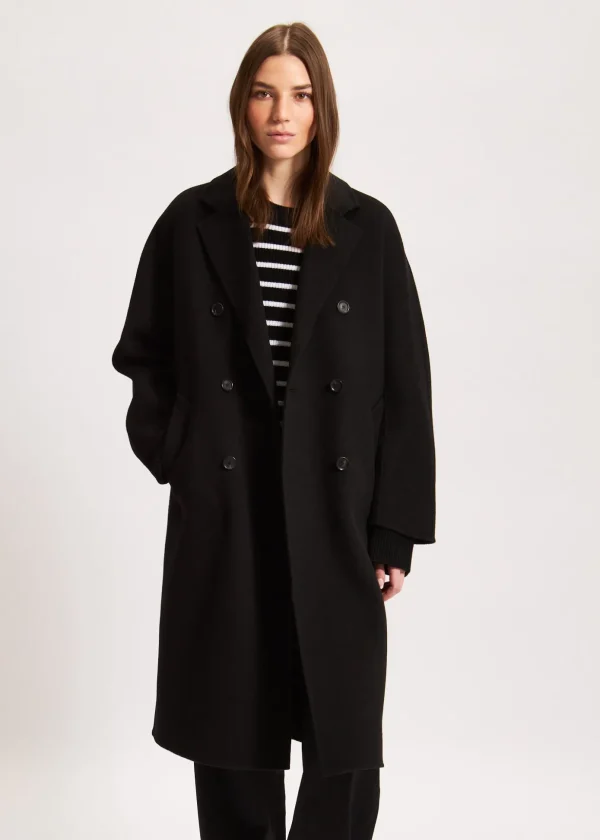 Oversized Double Breasted Wool Coat