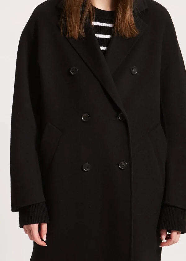 Oversized Double Breasted Wool Coat