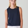 Pima Cotton Stretch Boyfriend Tank