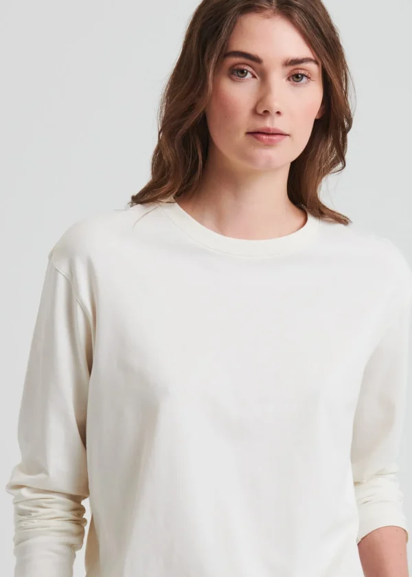 Pima Cotton Stretch Boyfriend Long Sleeve