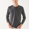 Pima Cotton Stretch Henley