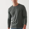 Pima Cotton Stretch Long Sleeve T-Shirt