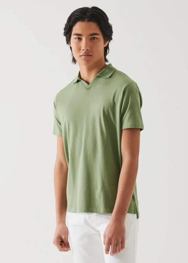 Pima Cotton Stretch Open Polo