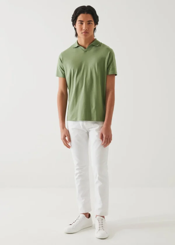 Pima Cotton Stretch Open Polo