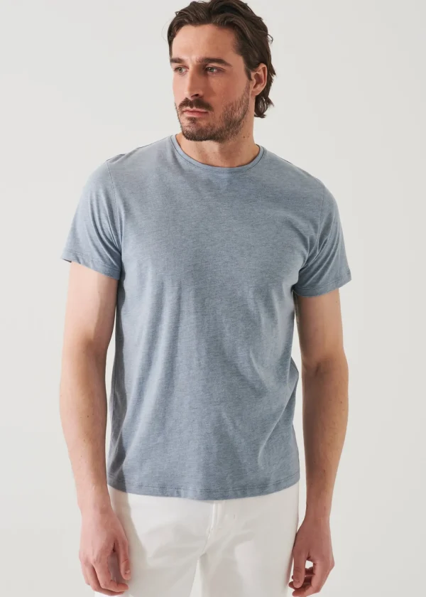 Pima Cotton Stretch Overdye T-Shirt