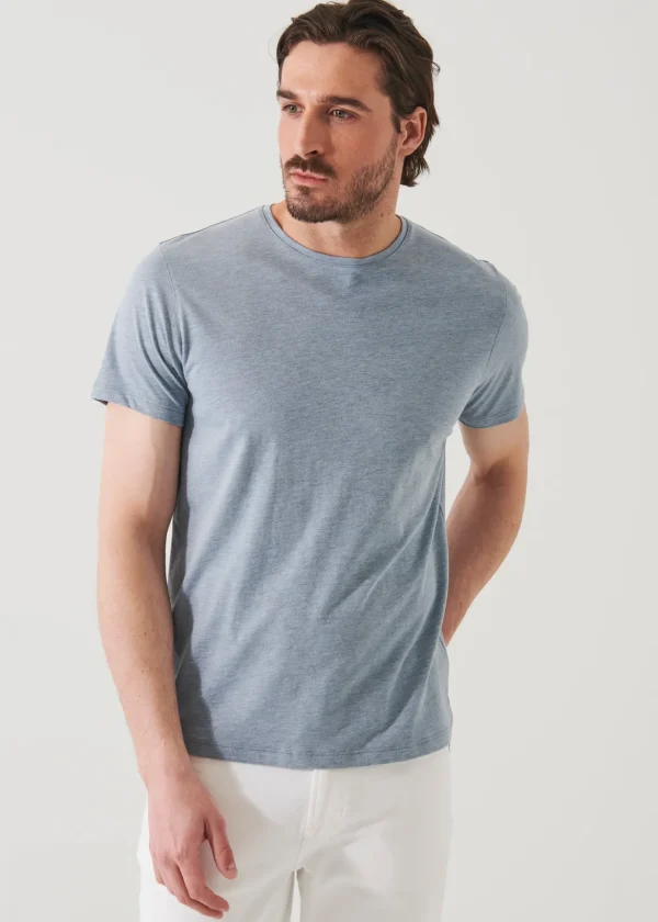 Pima Cotton Stretch Overdye T-Shirt