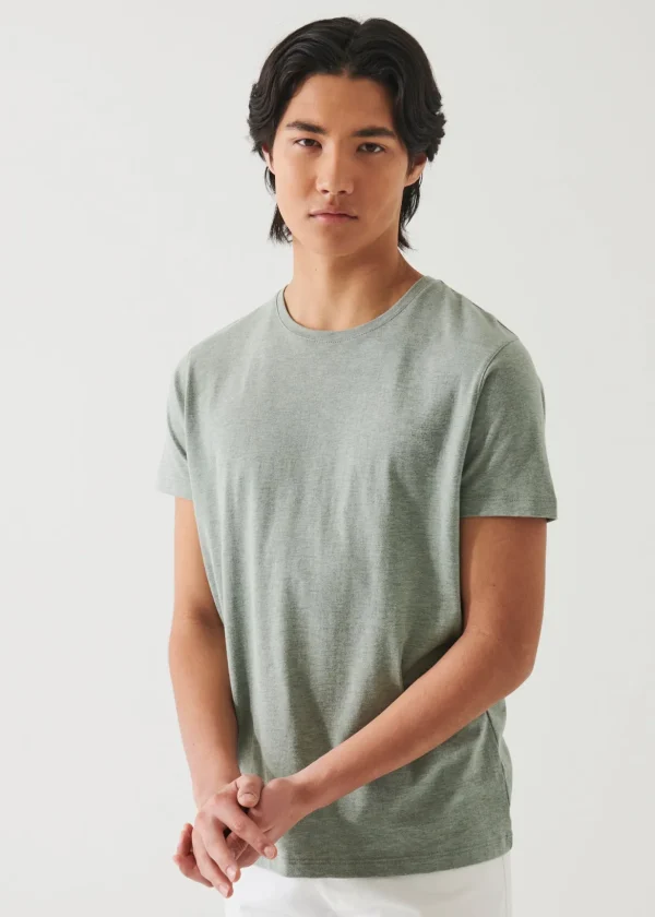 Pima Cotton Stretch Overdye T-Shirt