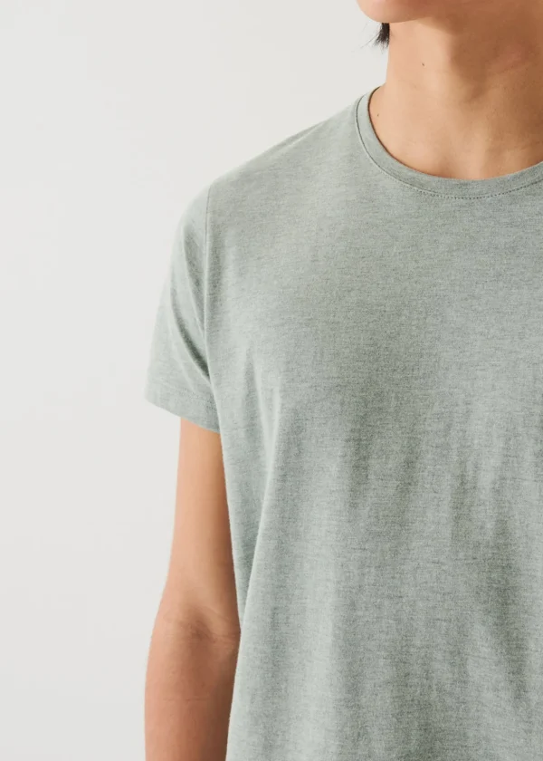 Pima Cotton Stretch Overdye T-Shirt