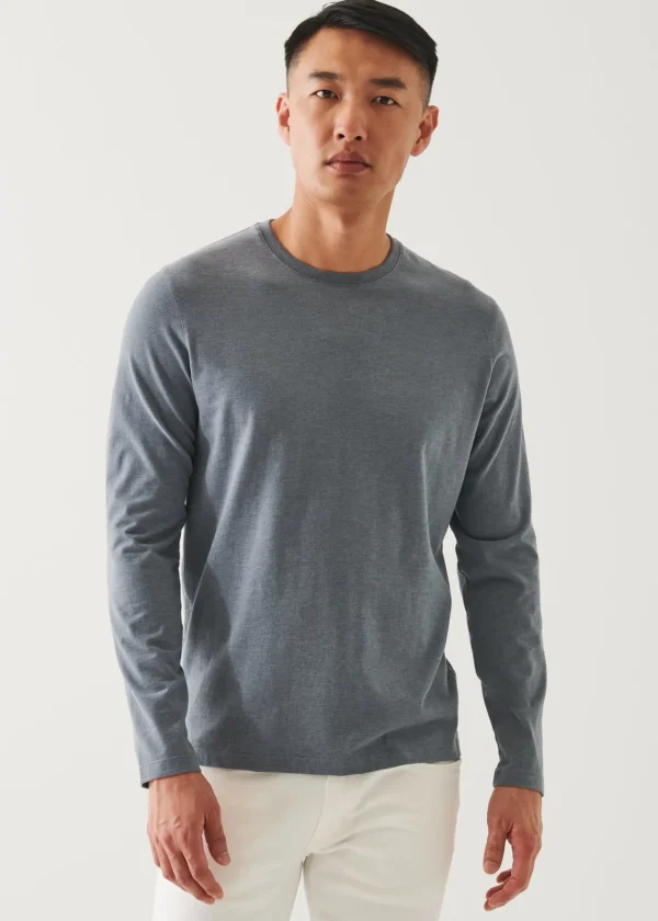 Pima Cotton Stretch Overdye T-Shirt