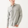 Pima Cotton Stretch Overshirt